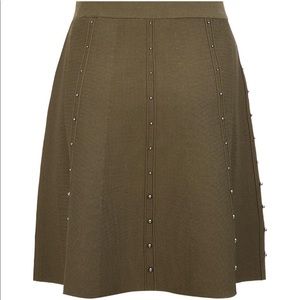 SANDRO A-line studded knit skirt (Size 1)